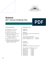 2011 SC Science