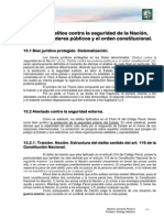 1 - 13 Delitos Contra La Seguridad de La Nación, Contra Los Poderes Públicos y El Orden Constitucional