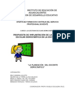 Elementos para El Proyecto de Gestion Escolar Democrática Modificado 1