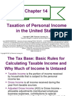 Chapter 14 - TAXATION OF PERSONAL INCOME IN THE UNITED STATES