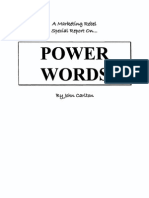 John Carlton - Power Words Special Report