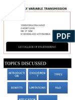 Continuously Variable Transmission: LD College of Engeneering