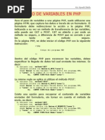 Paso de Variables en PHP