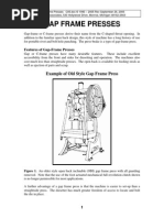 Gap Frame Presses