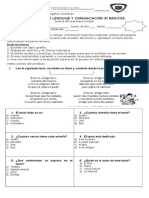 Evaluacion Lenguaje Tercero Basico AVANCE 1 UNIDAD