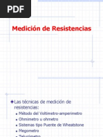 Medición de Resistencias CLASE 4