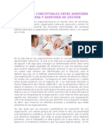 Diferencias Conceptuales Entre Auditoría Financiera y Auditoría de Gestión