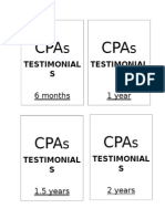 CPA CPA: Testimonial S Testimonial S