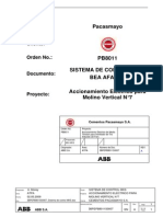 Sistema de Control MKS BEA AFAP 51 Accionamiento Eléctrico