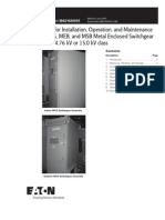 Operation and Maintenance of Switchgear