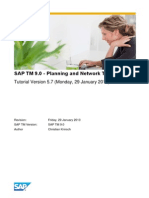 SAP TM 9.0 - Planning and Network Tutorial: Tutorial Version 5.7 (Monday, 29 January 2013)