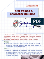 Moral Values & Character Building