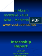 Internship Report of Marketing