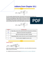 Sample Problems From Chapter 10.1: Variables What They Mean