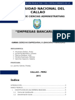 Empresas Bancarias