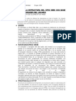 Determina La Estructura Del Sitio Web Con Base en Las Necesidades Del Usuario