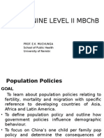 Demography Lecture 5 Pop Policies