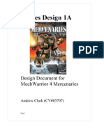 Mechwarrior Design Document