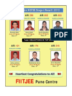 Nstse Results 2015