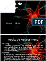 Aptitude Test Presentation