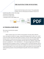 Sulfuric Acid Manufacturing Process