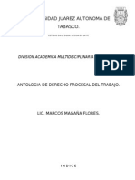 Antologia de Derecho Procesal Del Trabajo. (Autoguardado)