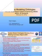 INCOSE MBSE Putting Ontologies To Work, MESA, AZ Feb'2010