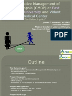 PQCNC: Conservative Management of Preeclampsia (CMOP) at East Carolina University and Vidant Medical Center