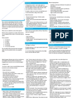 Speech Writing Cheat Sheet