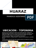 Huaraz Asentamientos