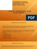 Herramientas de Un Taller Mecanico