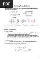 Switching Time of A Diode