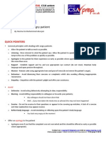 6 Quick - Ref - MRCGP - Course - Angry - Patient PDF