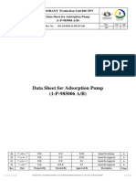 Data Sheet For Adsorption Pump Data Sheet For Adsorption Pump (1-P-985006 A/B)