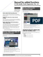 Operating Manual For Added Functions: in Fantom-X6/X7/X8 Audio Track Expansion Ver. 2.1