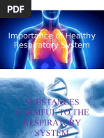 Substances Harmful To The Respiratory System