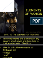 Elements of Fashion: by Sunil Talekar, Faculty, SOFT-Pune