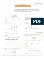 Sistema de Ecuaciones Lineales Solucionario