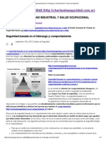 Seguridad Basada en El Liderazgo y Comportamiento - Charlas de Seguridad