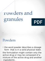 Powders and Granules