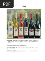 Types of Wines