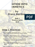 Franz Bardon International Practice Notes v1.0