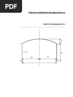 Porticos Parabólicos de Sección Constante