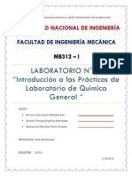 Informe 1 Química General FIM UNI