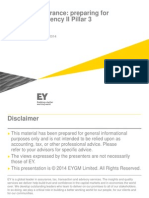 EY-Insurance Preparing For Solvency II Pillar 3