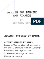 English For Banking and Finance