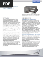 3com Switch 5500 10/100 FAMILY: Key Benefits