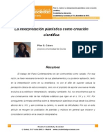 La Interpretacion Pianistica Como Creacion Cientifica PDF