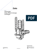 Technical Data: Jets Submersibles Sump, Effluent & Sewage Centrifugals