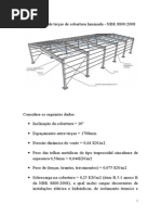 Terca Cobertura Laminada NBR 8800